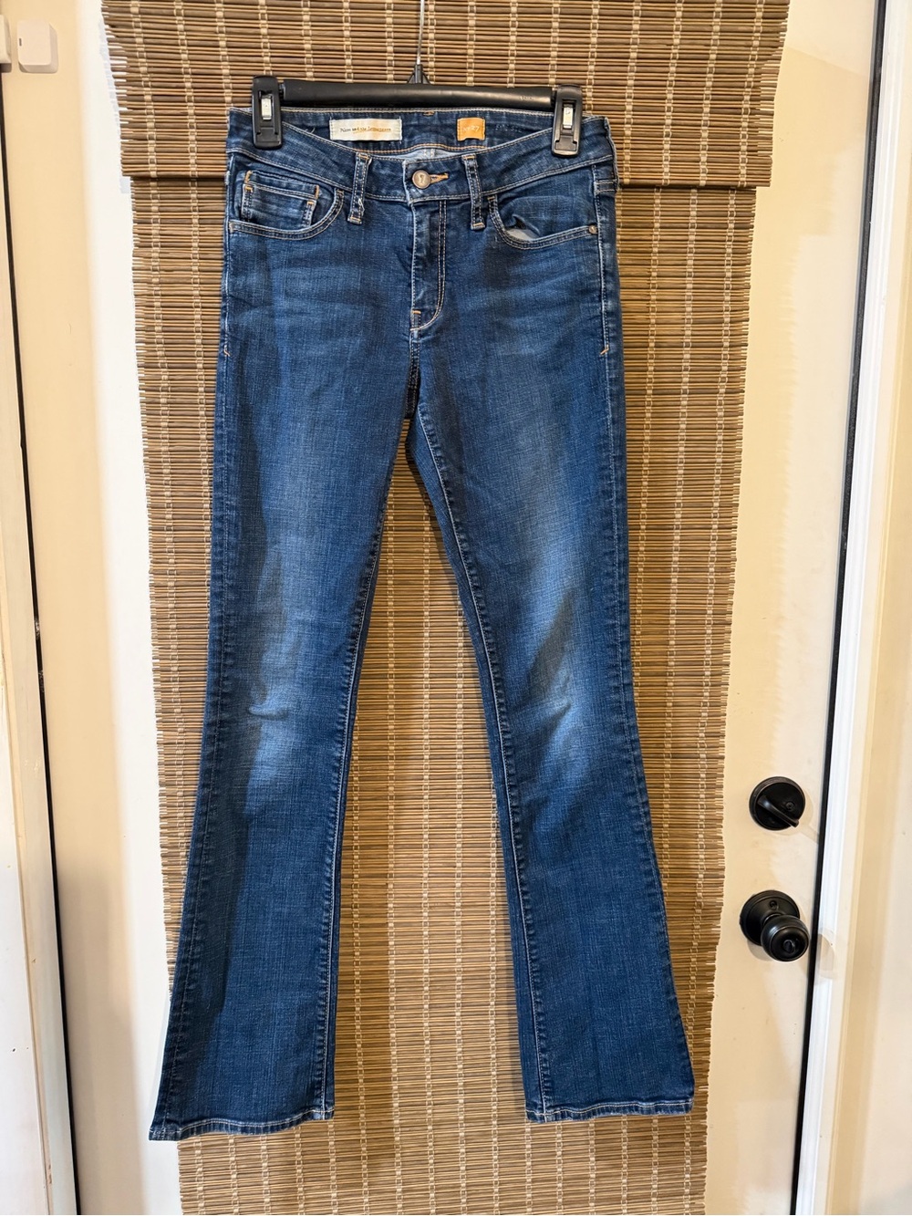Pilcro Women's Blue Stretch Bootcut Jeans